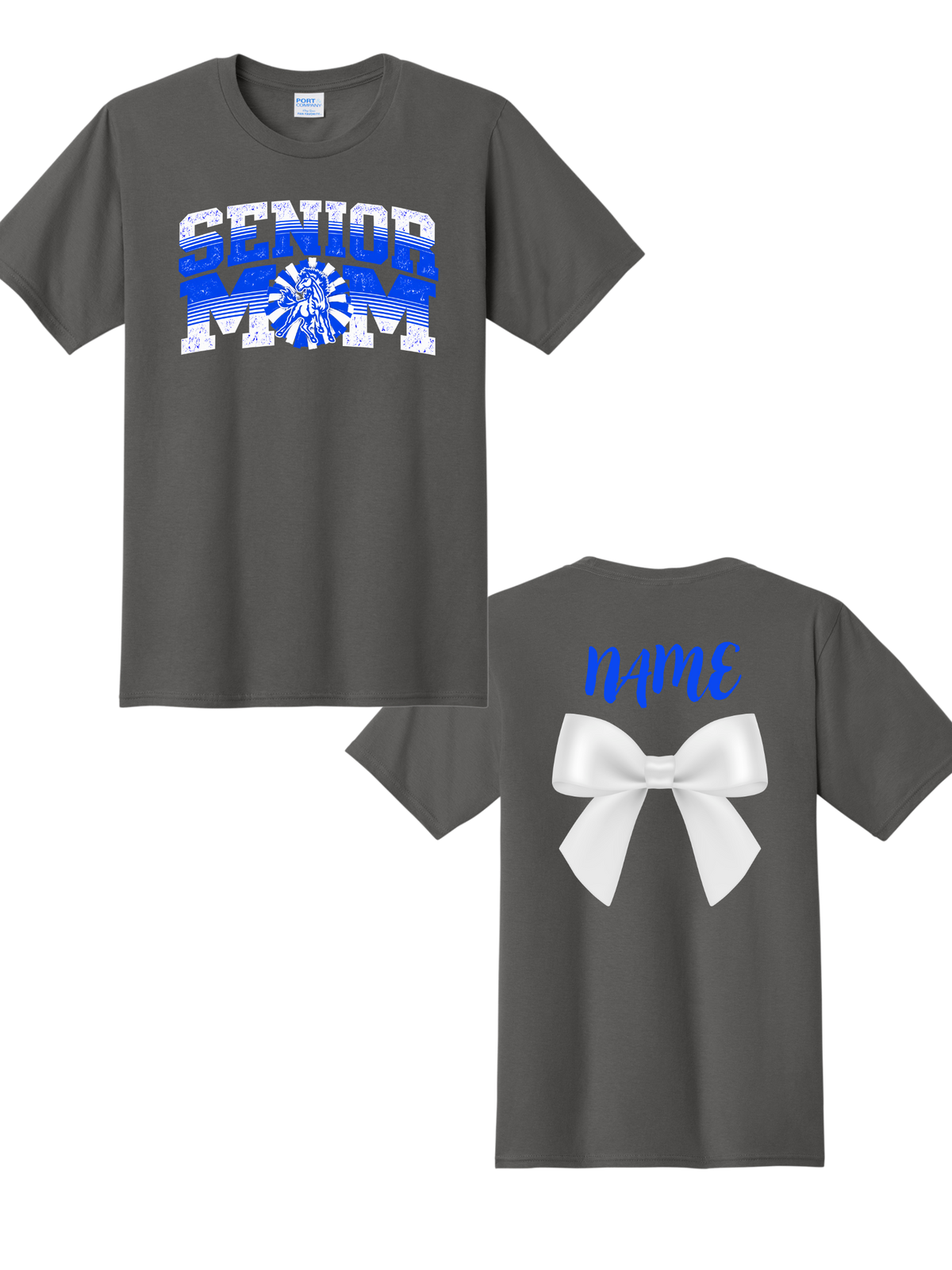 Senior Mom Design GLITTER - Tshirt
