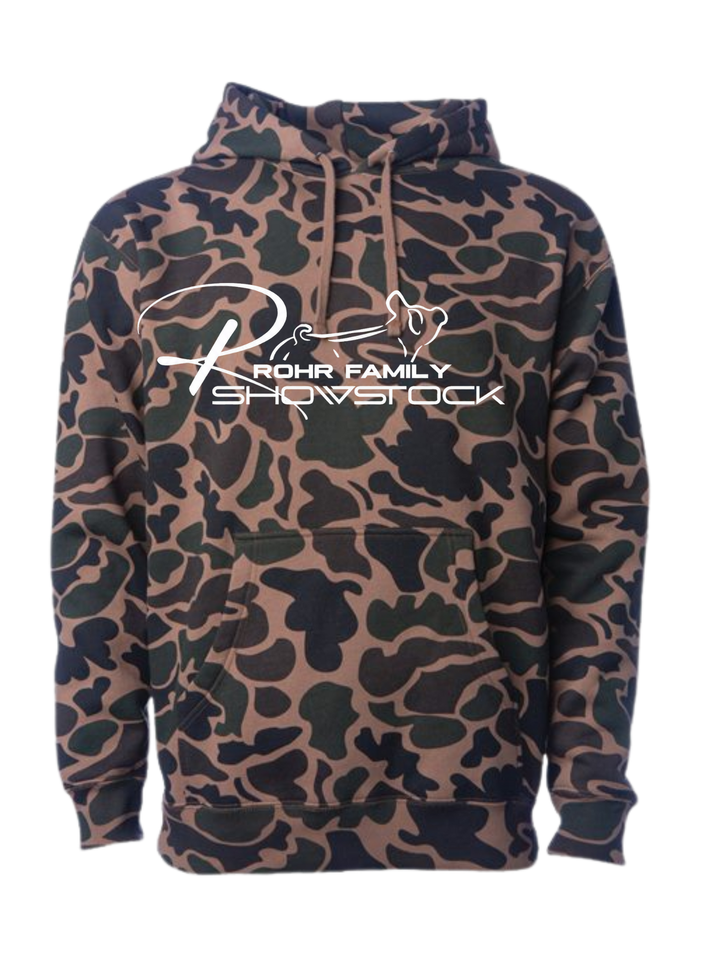 Duck Camo Unisex Midweight Hooded Sweatshirt