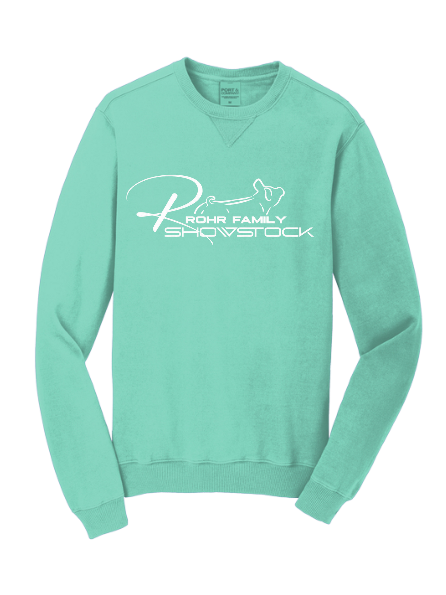 Port & Co™ Beach Wash® Garment-Dyed Crewneck Sweatshirt