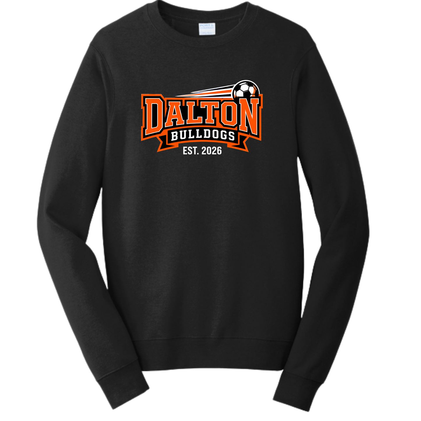 Dalton Bulldogs Black Crewneck