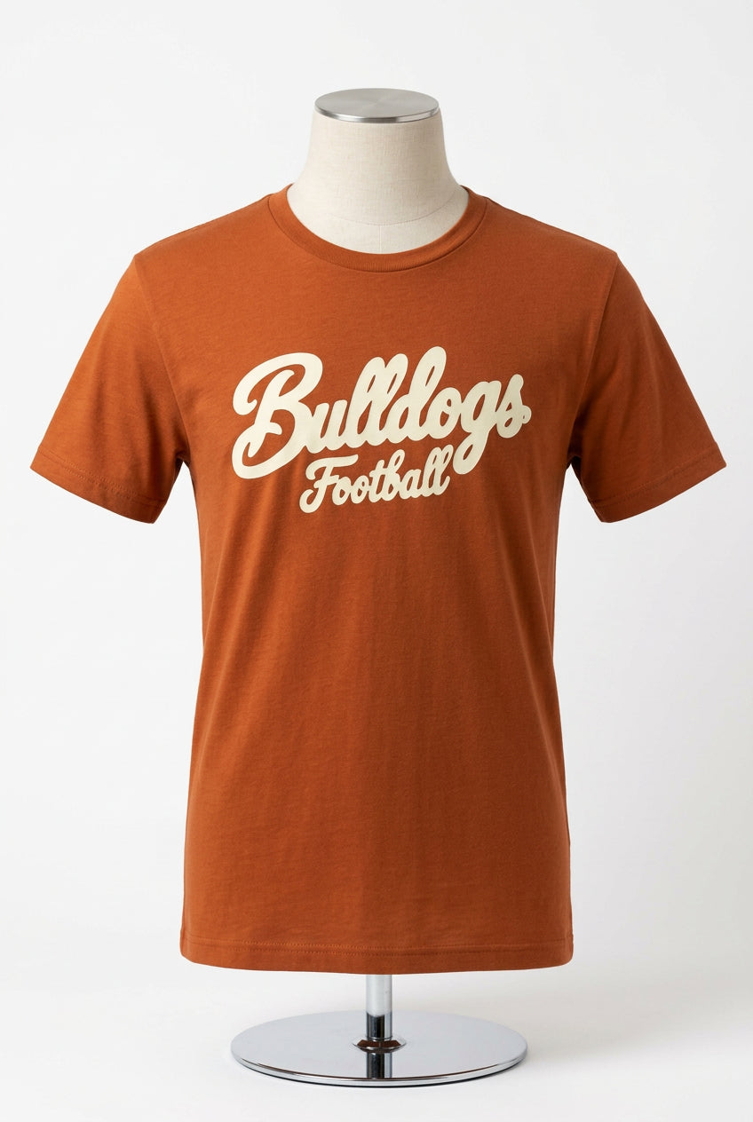 Women's rustic Cream Bulldogs Football