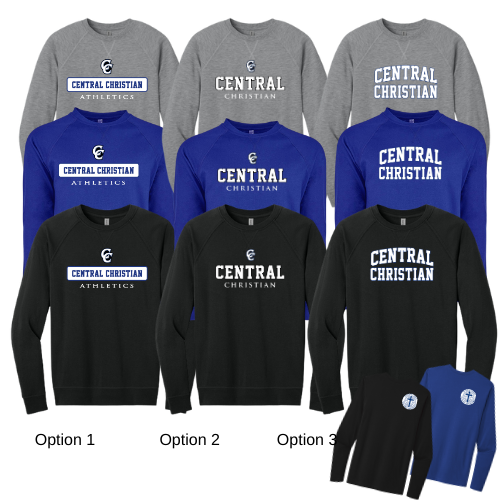 Next Level Apparel® Laguna Raglan Crew Sweatshirt Adult
