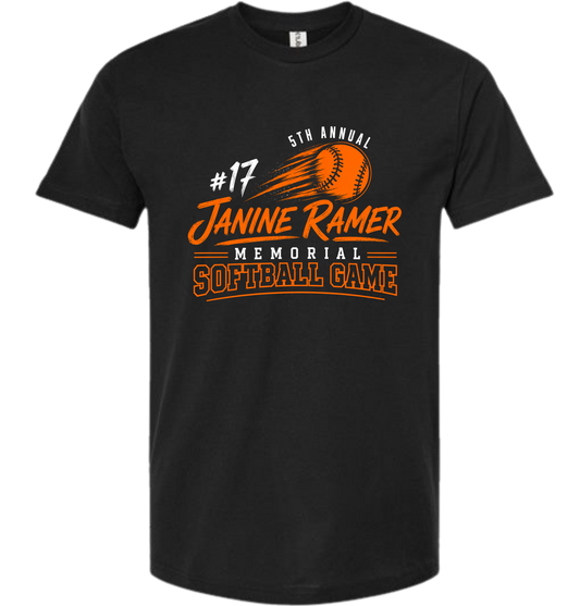 5th Annual Ramer Memorial Softball Game Tshirts **READ INFO BELOW FOR PICKUP**