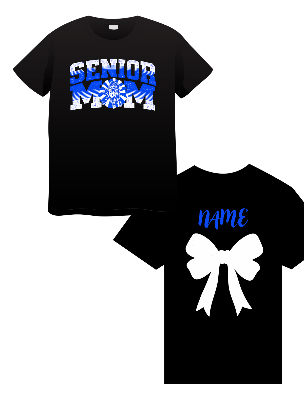Senior Mom Design GLITTER - Tshirt