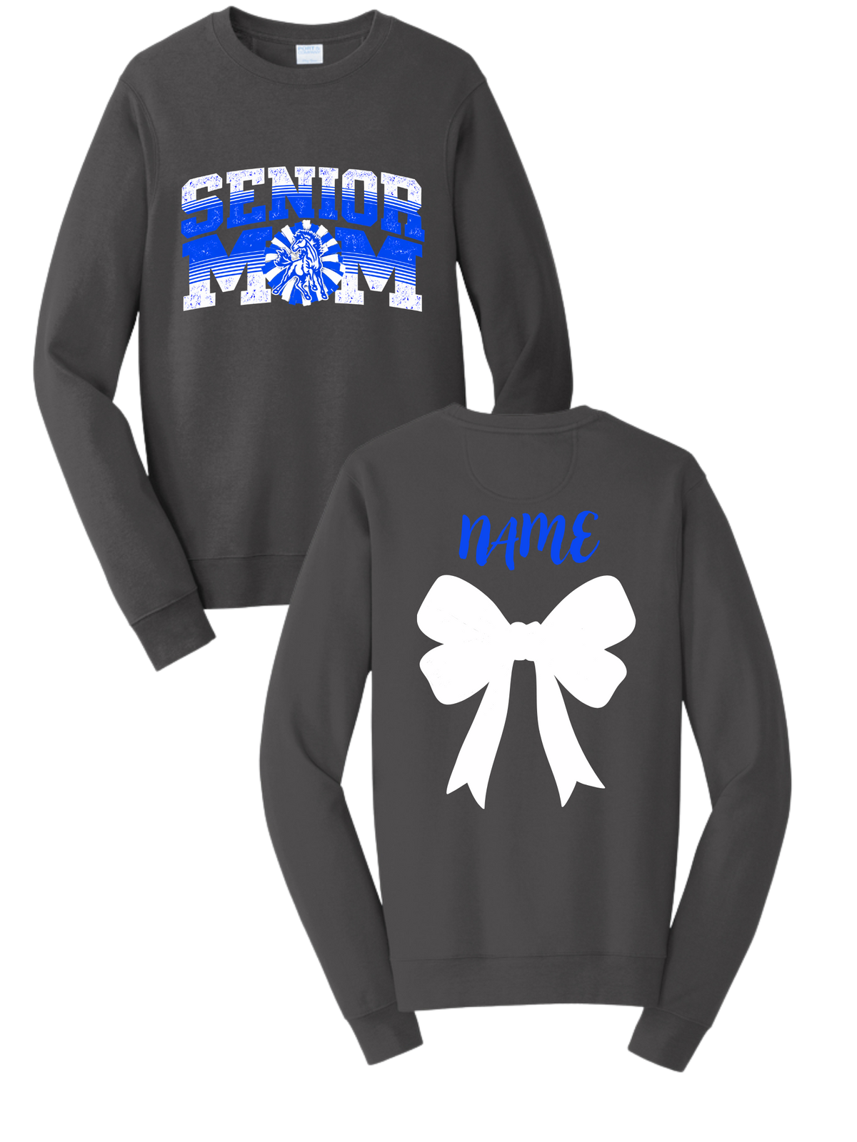 Senior Mom Design GLITTER - Crew