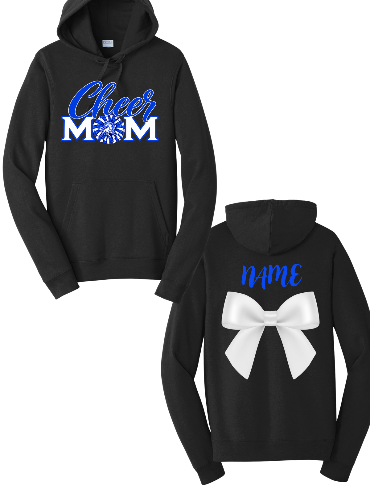 Cheer Mom Design GLITTER - Hoodie