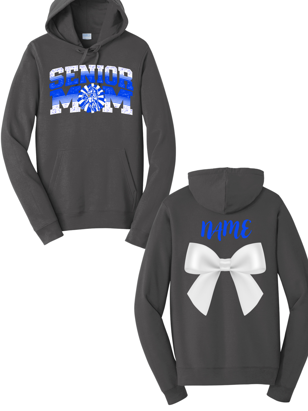 Senior Mom Design GLITTER - Hoodie
