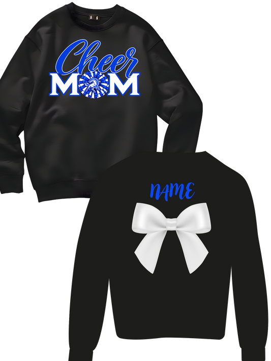 Cheer Mom Design GLITTER - Crew
