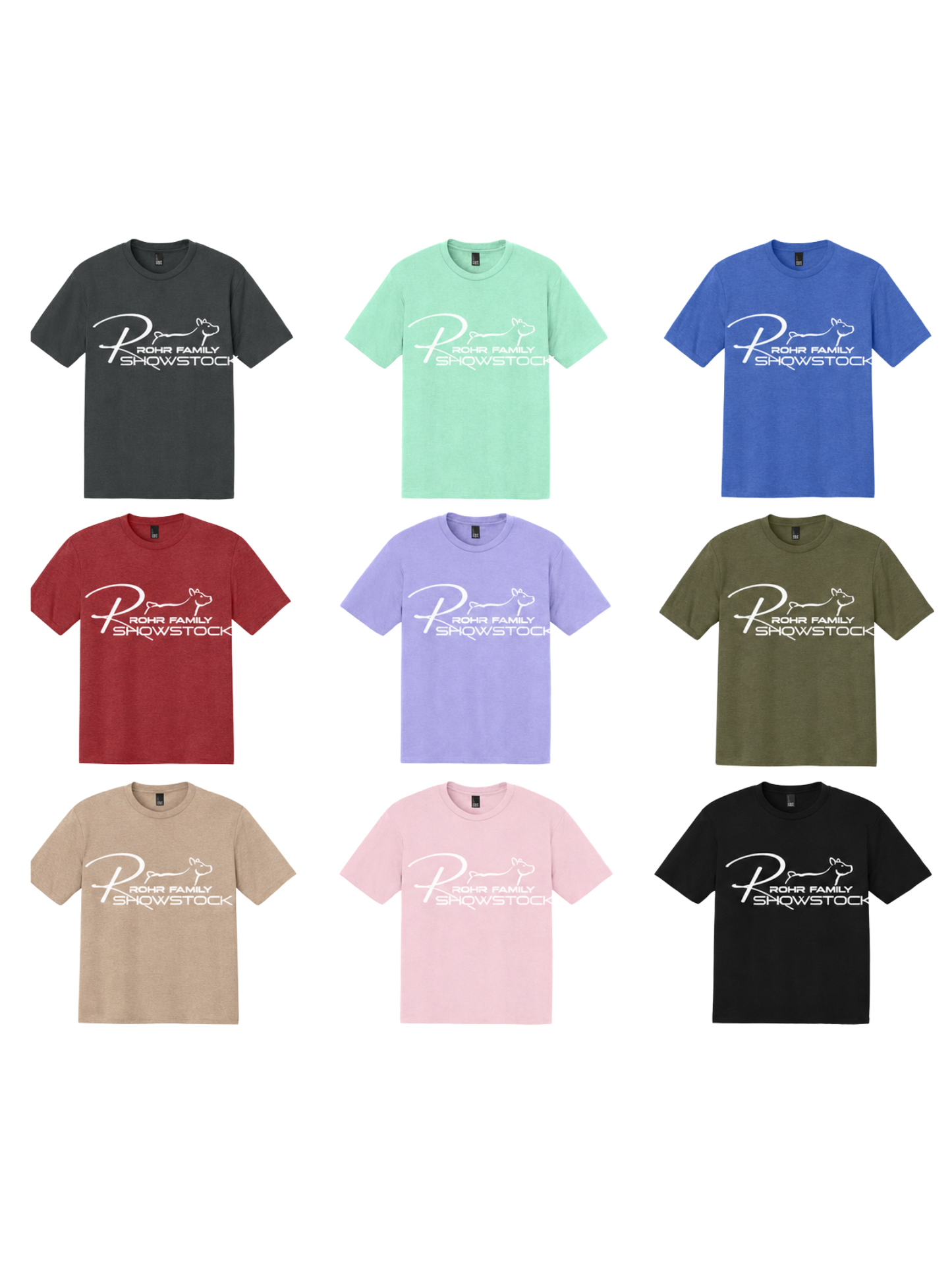 Youth and Adult District® Perfect Tri® Tee - White Design