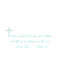 Adult District® Perfect Tri® Tee - Teal Sparkle Design