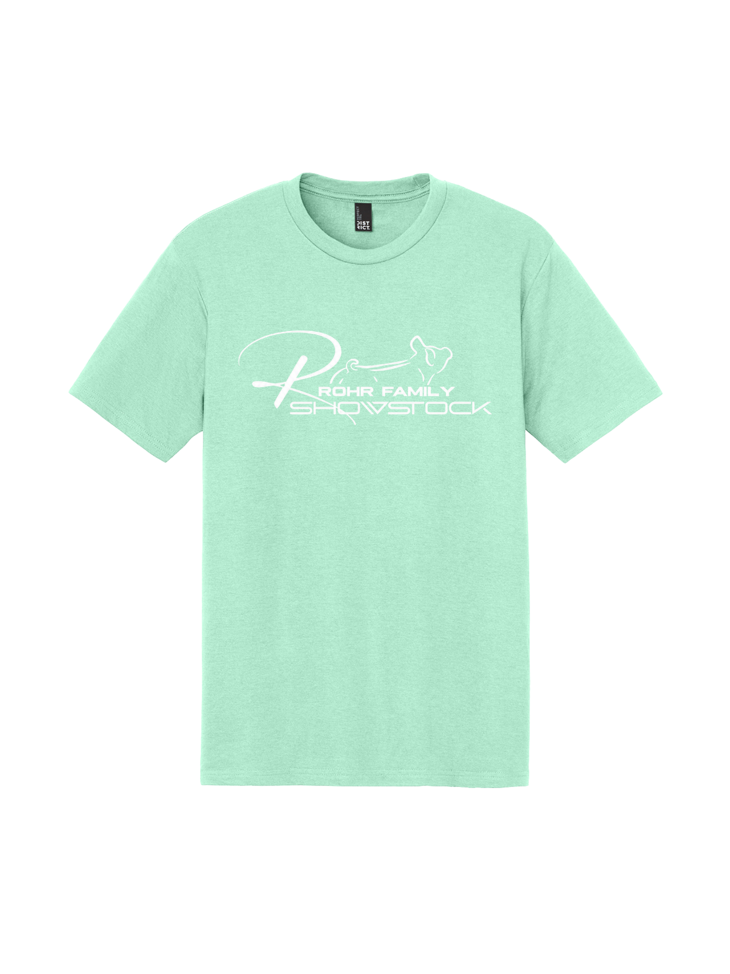 Youth and Adult District® Perfect Tri® Tee - White Design