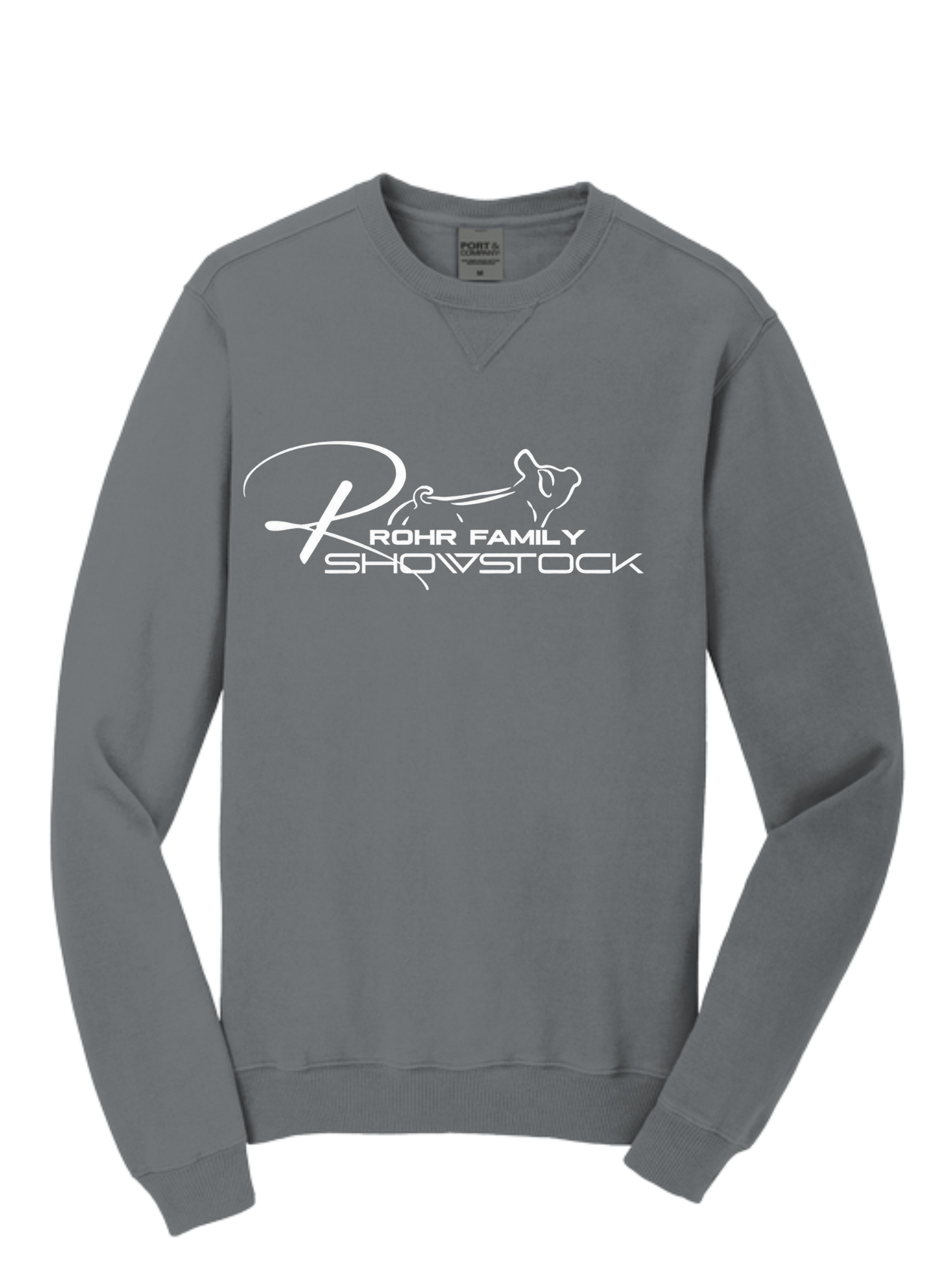 Port & Co™ Beach Wash® Garment-Dyed Crewneck Sweatshirt