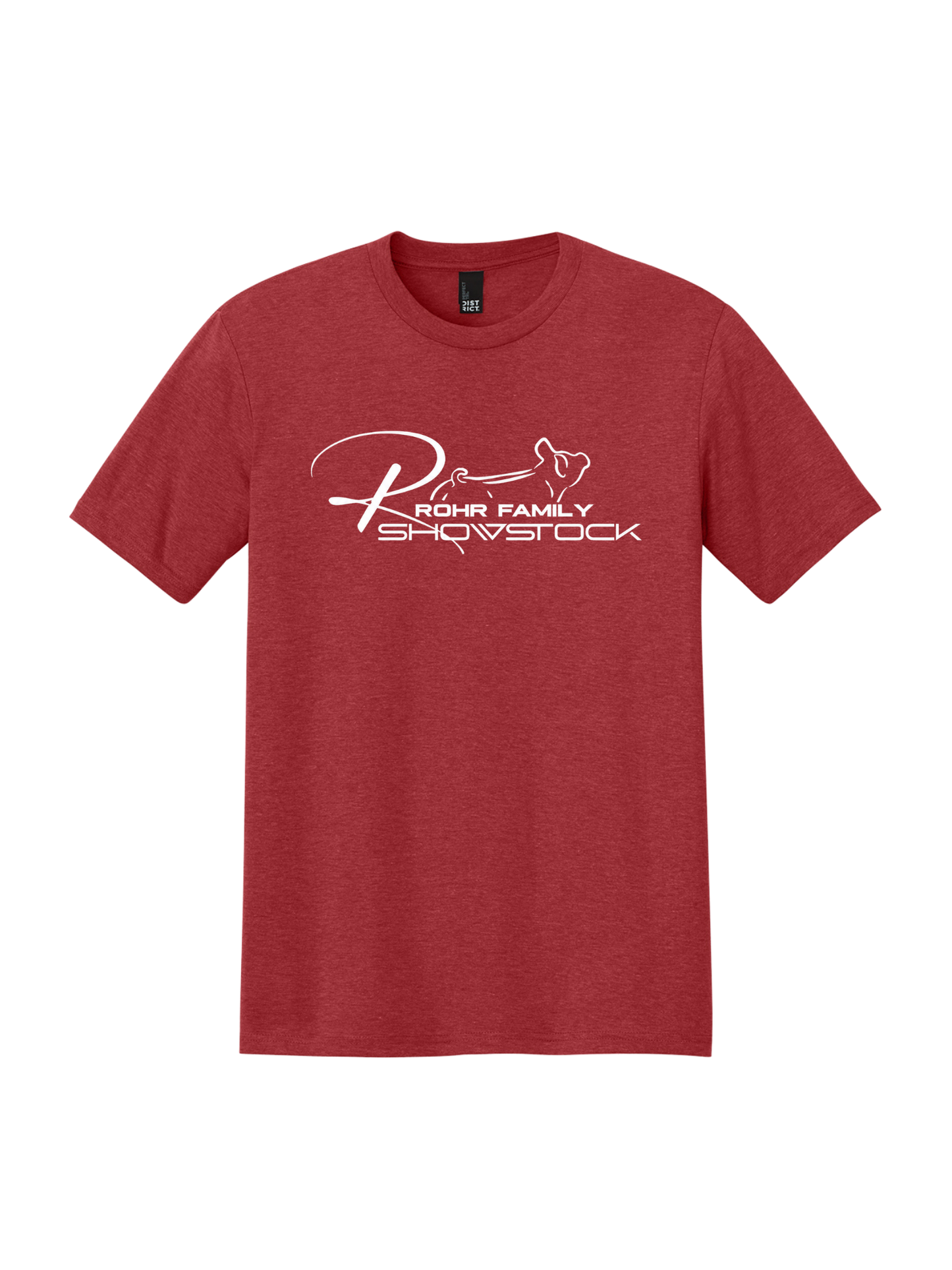 Youth and Adult District® Perfect Tri® Tee - White Design
