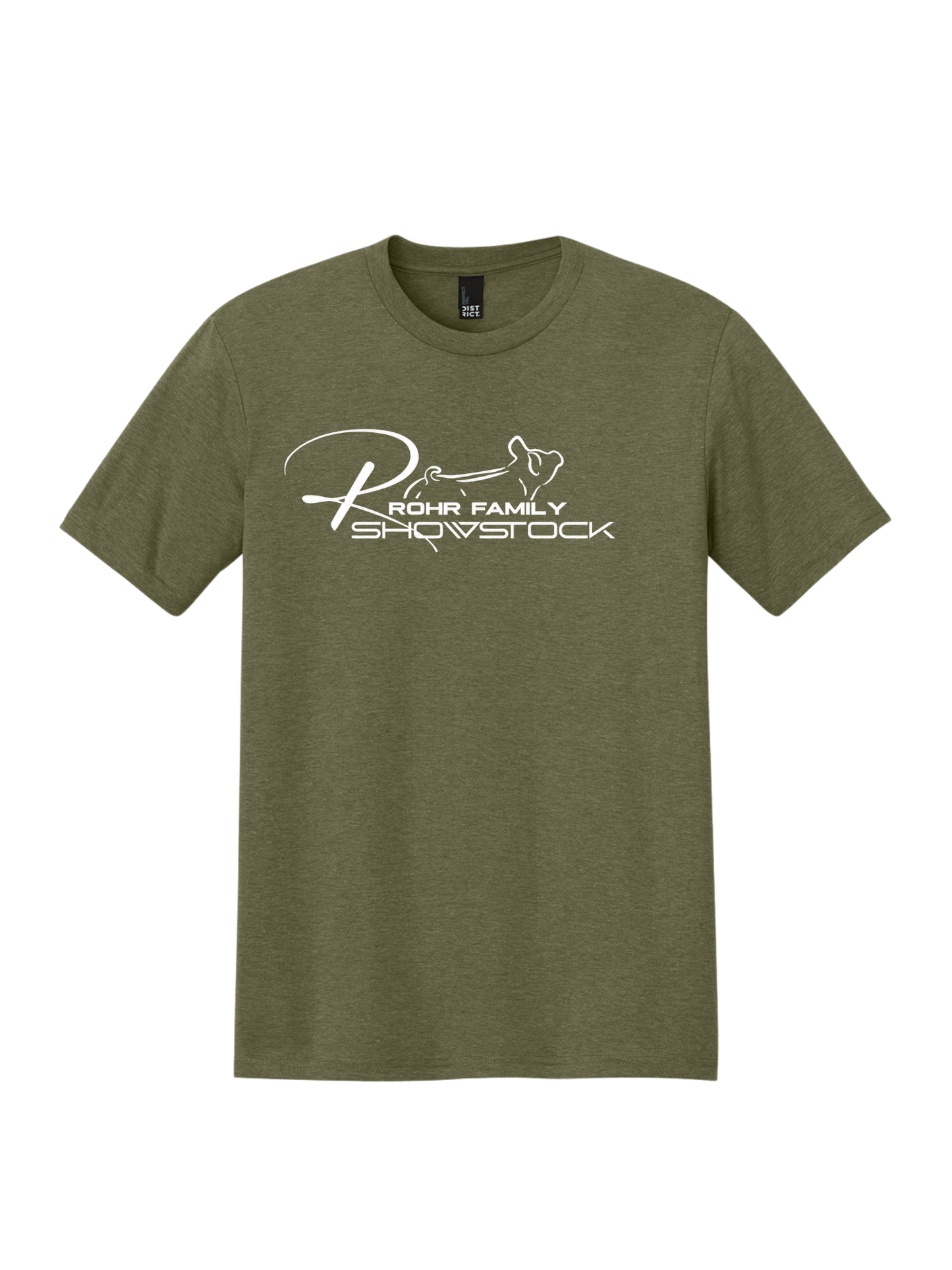 Youth and Adult District® Perfect Tri® Tee - White Design