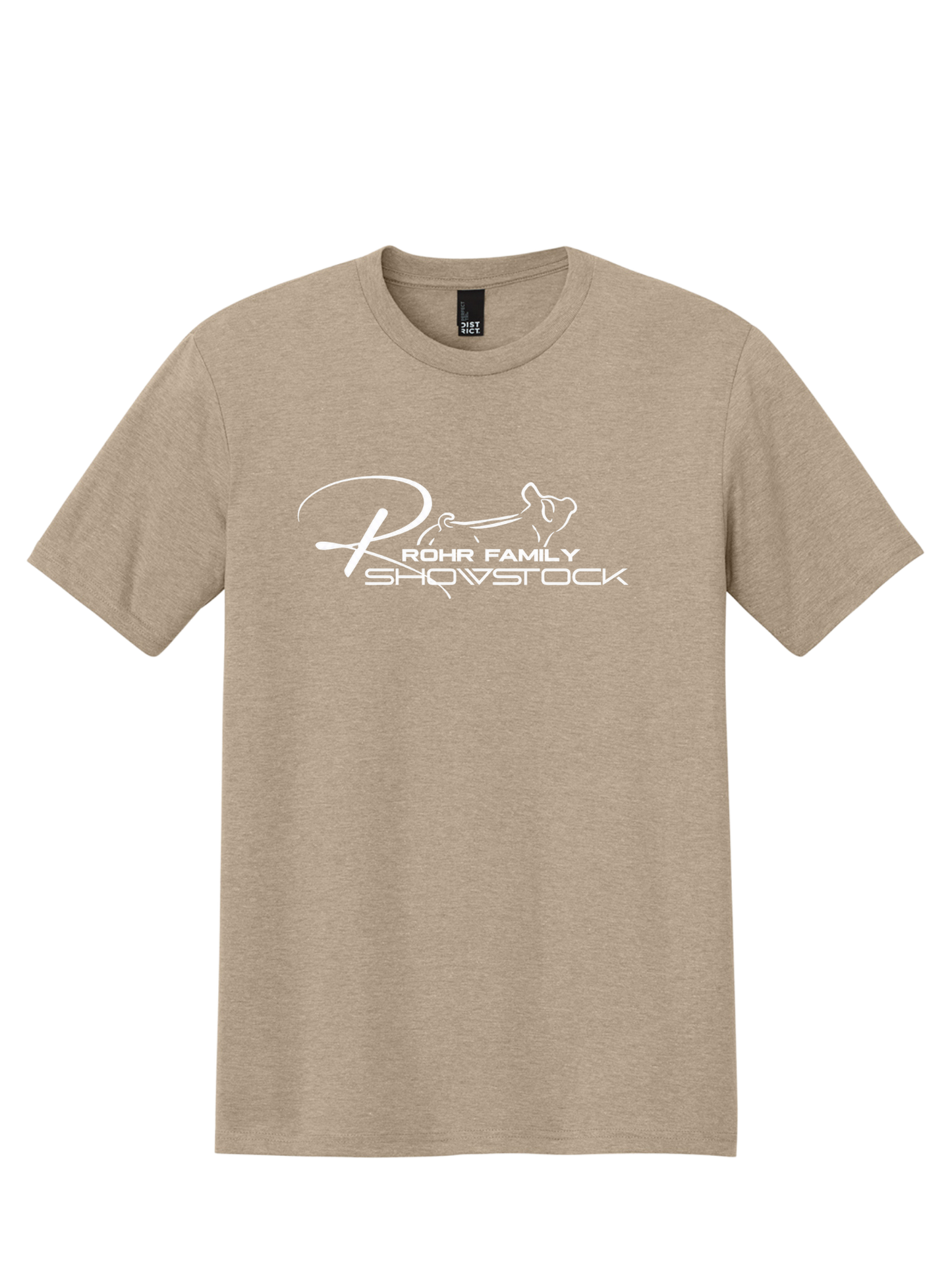 Youth and Adult District® Perfect Tri® Tee - White Design