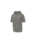 Sport-Tek ® Sport-Wick ® Fleece Short Sleeve Hooded Pullover