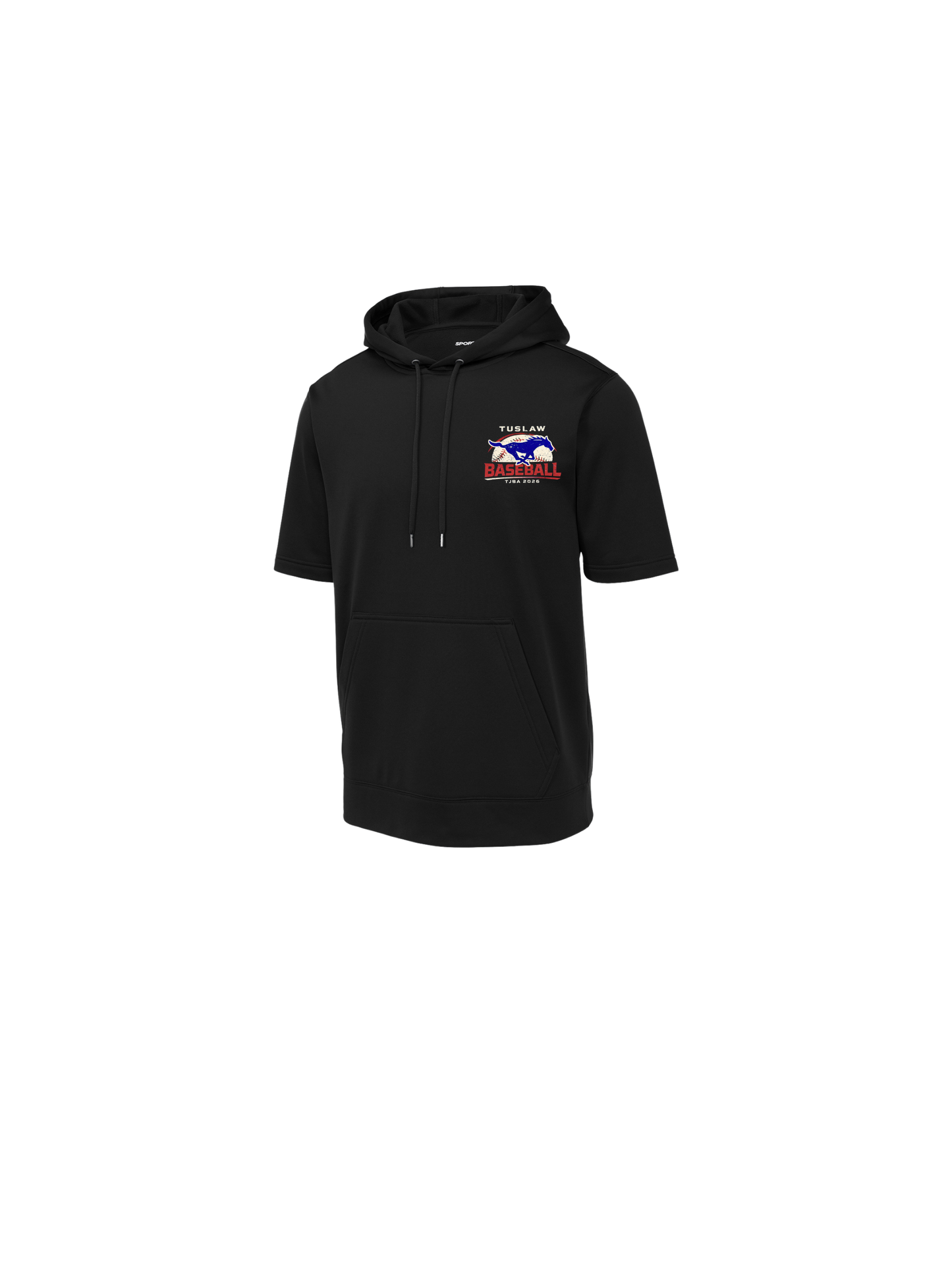 Sport-Tek ® Sport-Wick ® Fleece Short Sleeve Hooded Pullover