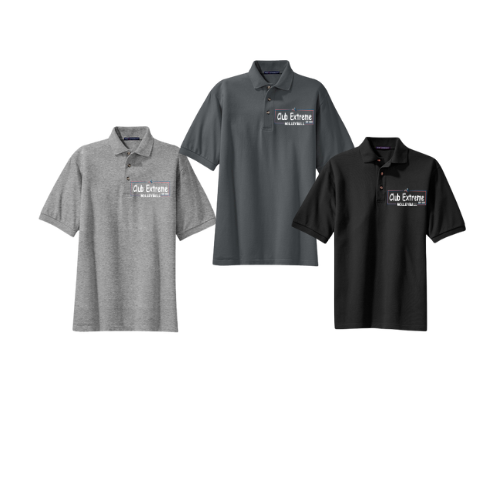 Port Authority® Heavyweight Cotton Pique Polo Adult - Embroidered