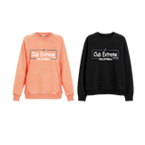 Acid washed fleece sweatshirts side rib Adult