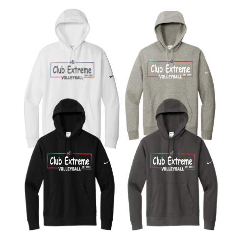 Nike Club Fleece Sleeve Swoosh Pullover Hoodie Adult