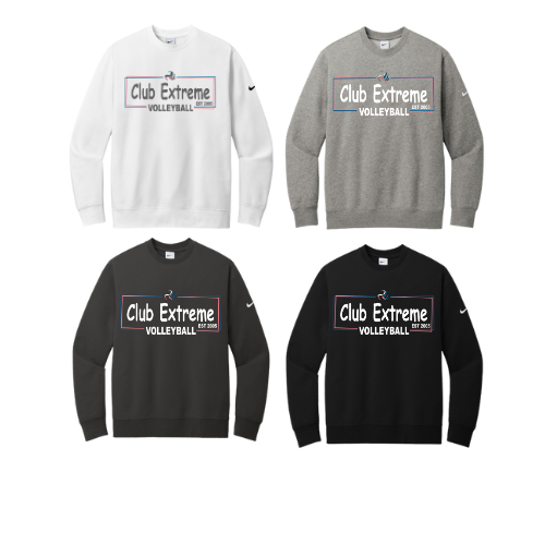 Nike Club Fleece Sleeve Swoosh Adult Crew