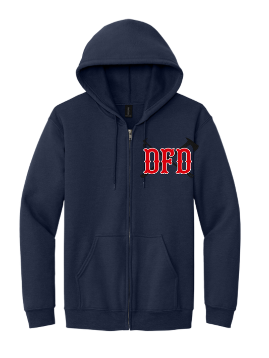 Navy Full Zip Sweatshirt