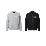 Adult Full Zip Fleece Bomber Jacket Embroidered on left chest