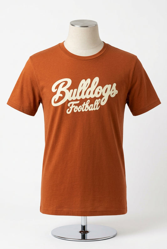Women's rustic Cream Bulldogs Football