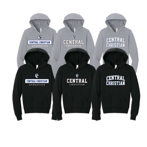 BELLA+CANVAS® Youth Sponge Fleece Pullover Hoodie
