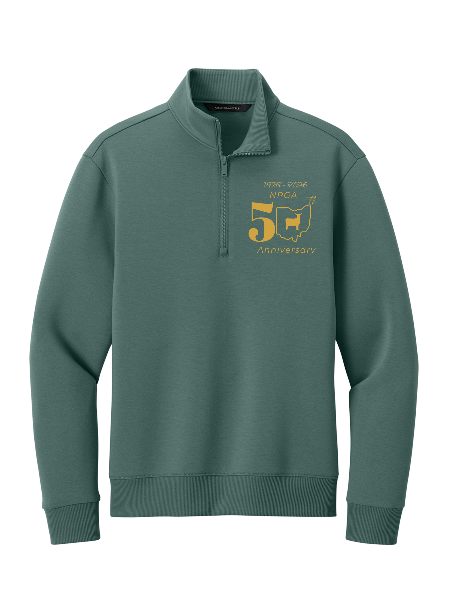 Mercer+Mettle® Soft Spacer 1/4-Zip - Embroidered