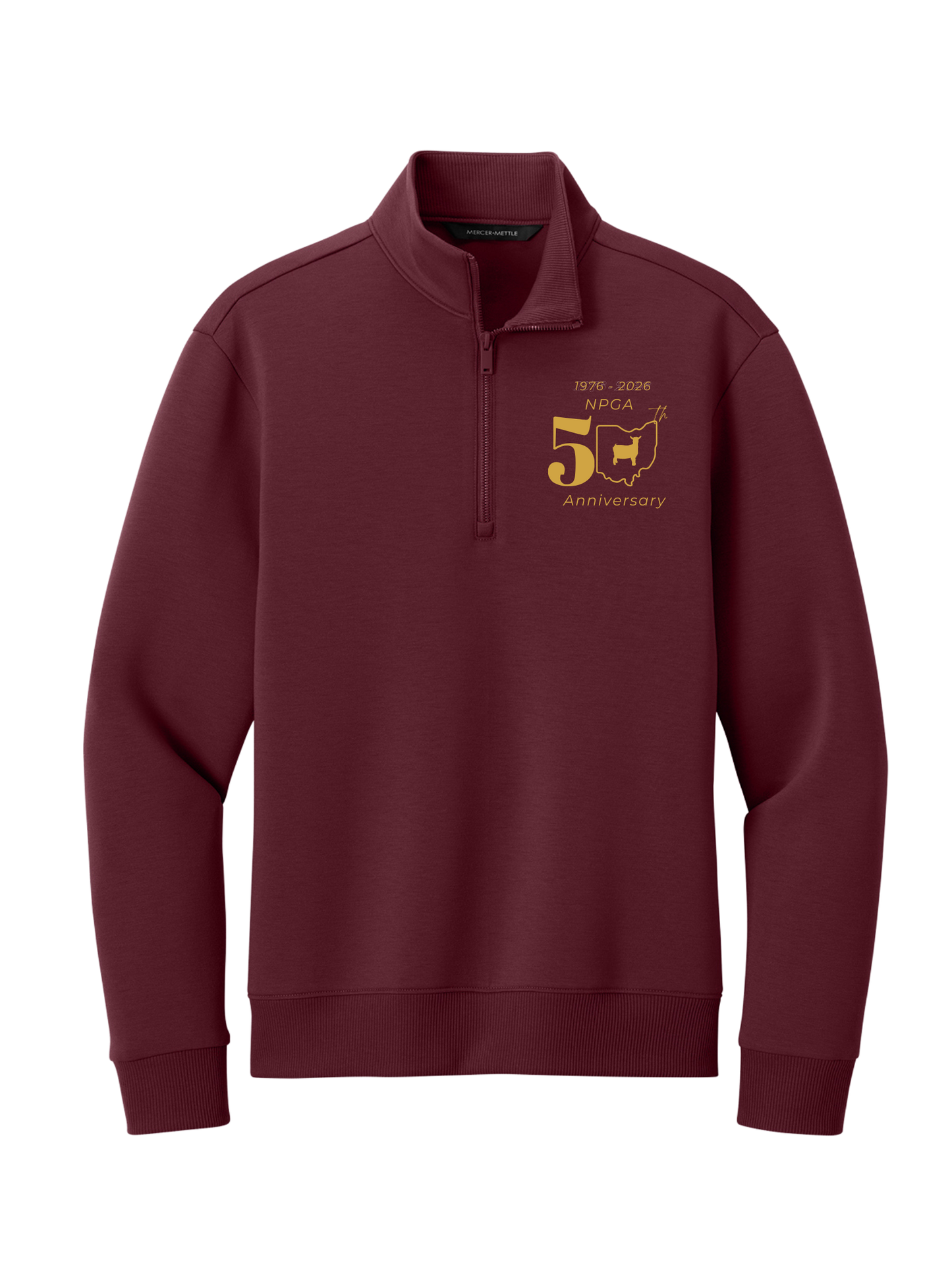 Mercer+Mettle® Soft Spacer 1/4-Zip - Embroidered