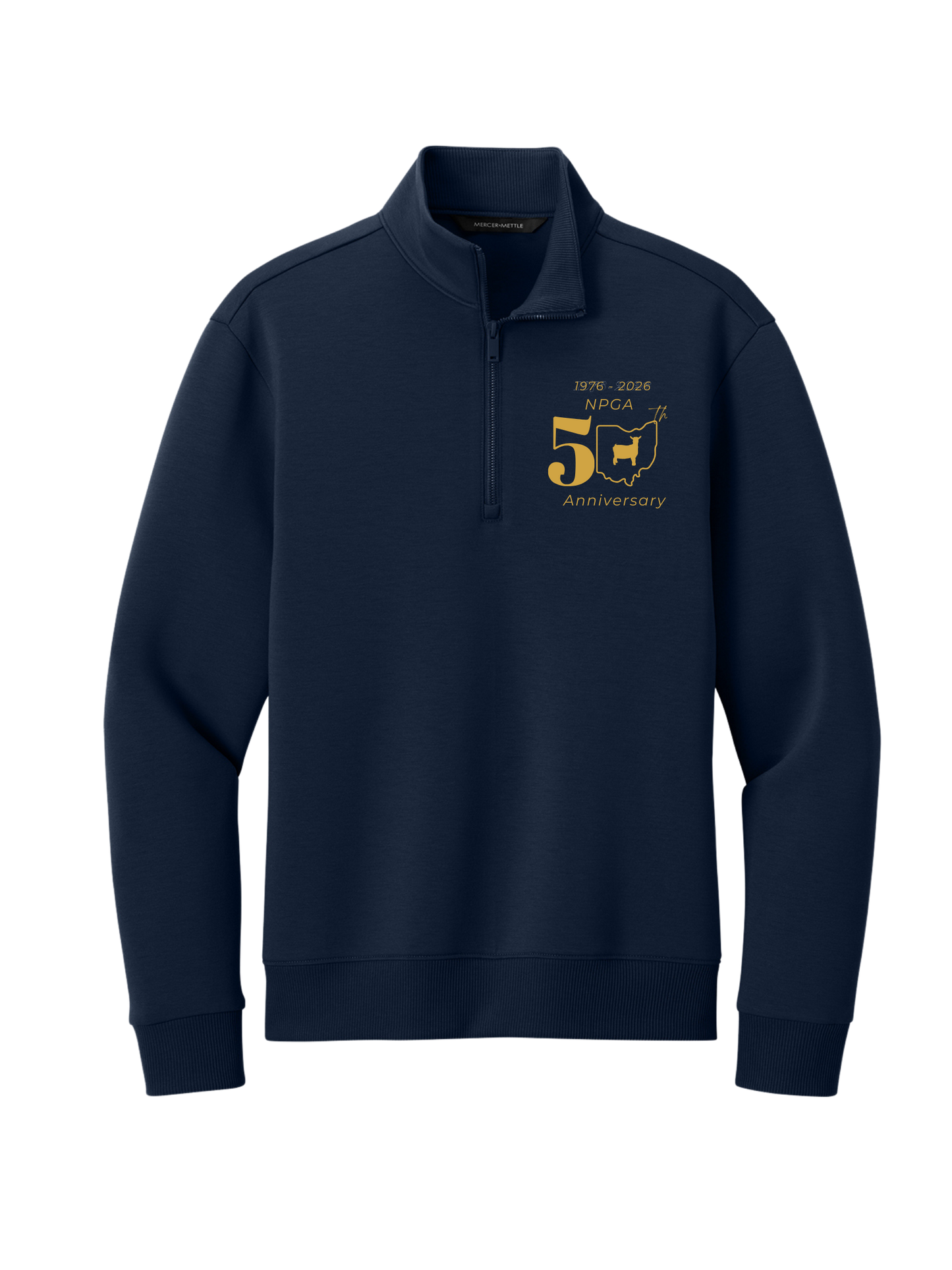 Mercer+Mettle® Soft Spacer 1/4-Zip - Embroidered