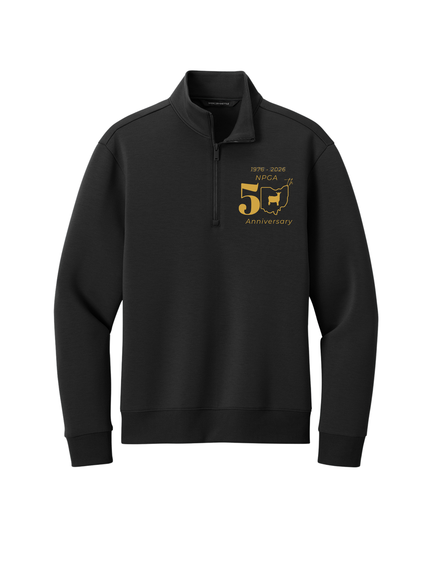 Mercer+Mettle® Soft Spacer 1/4-Zip - Embroidered