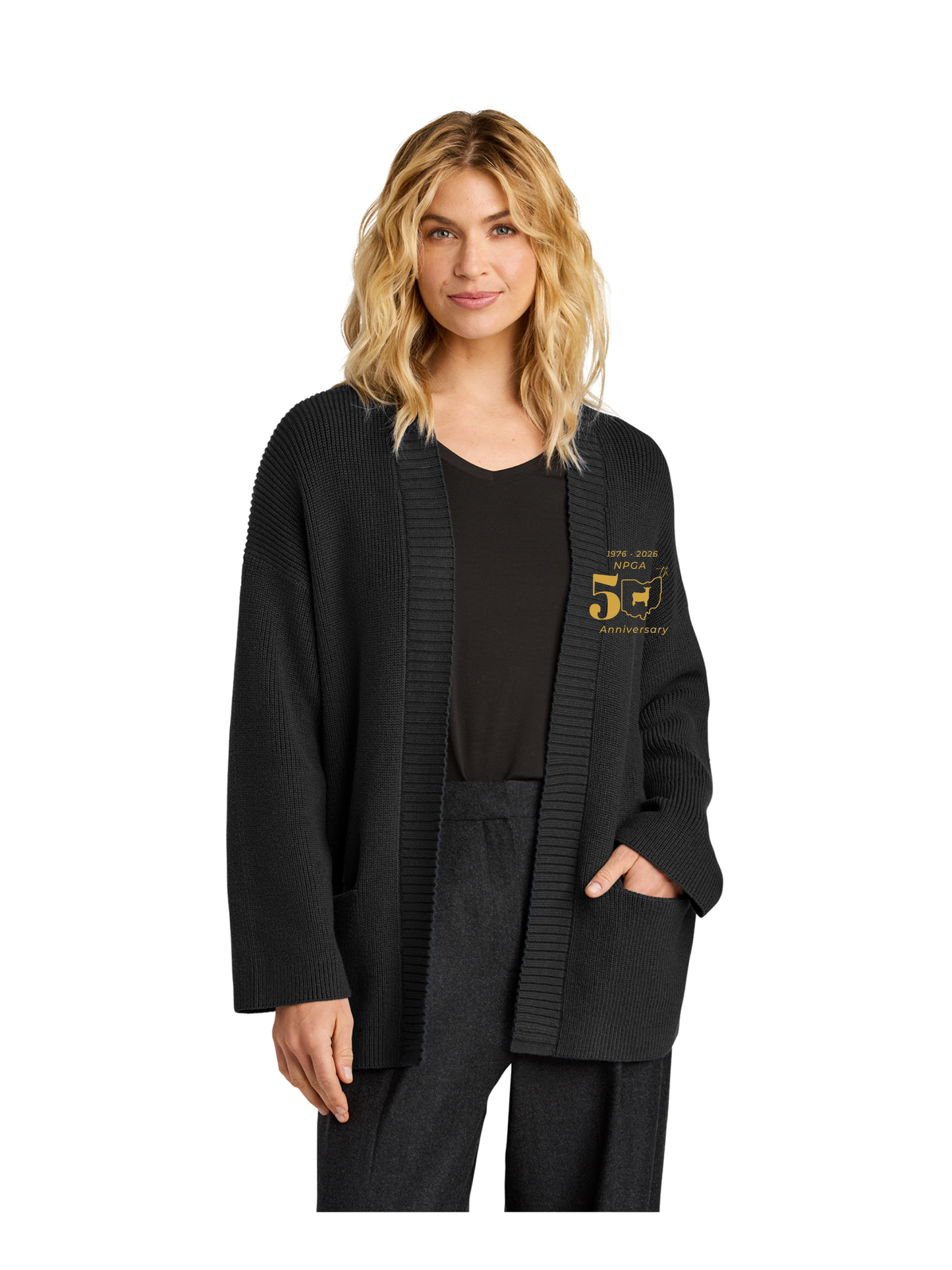 Mercer+Mettle® Women’s Open Cardigan - Embroidered
