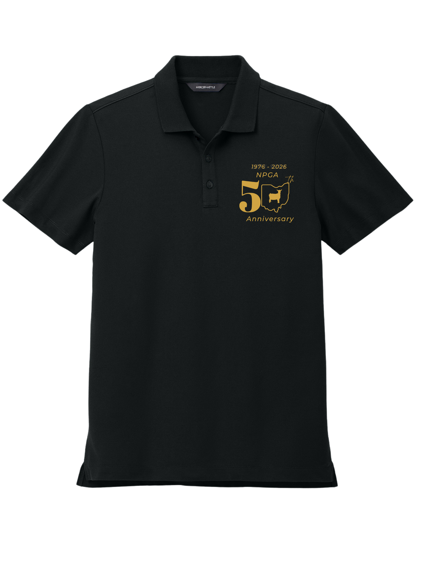 Mercer+Mettle® Mens Stretch Pique Polo -Embroidered