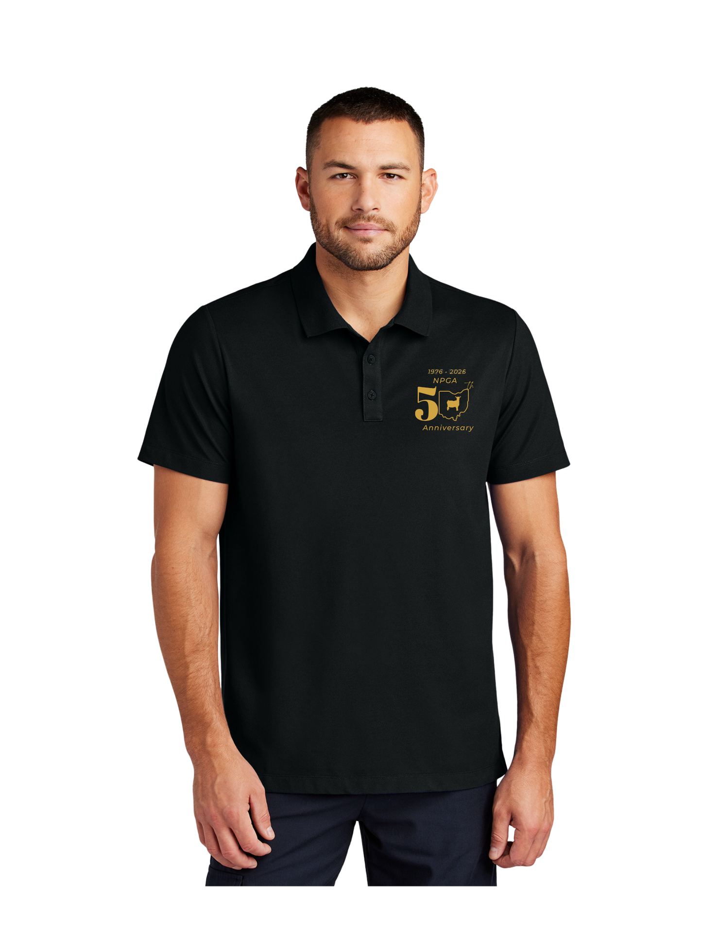 Mercer+Mettle® Mens Stretch Pique Polo -Embroidered
